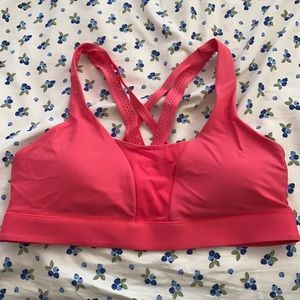 Lululemon Sports Bra Style Swimsuit Top Pink